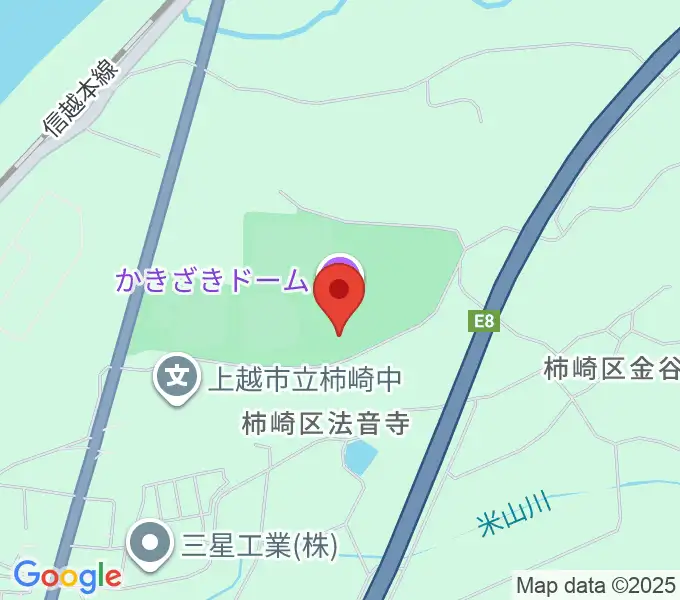 かきざきドームの地図