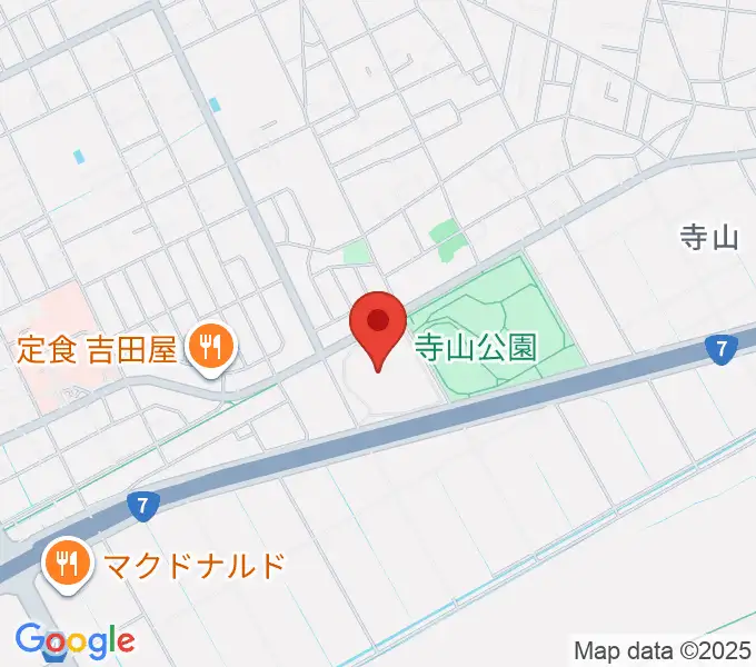 新潟市東総合スポーツセンターの地図