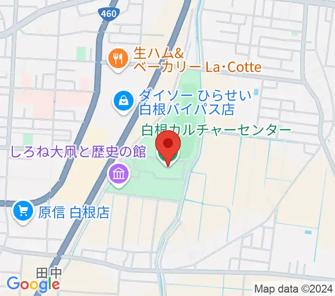 白根カルチャーセンターの地図