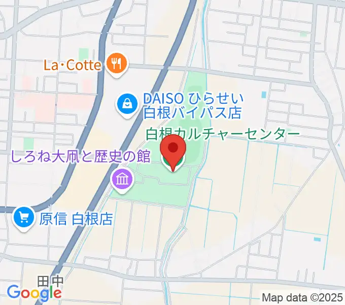 白根カルチャーセンターの地図