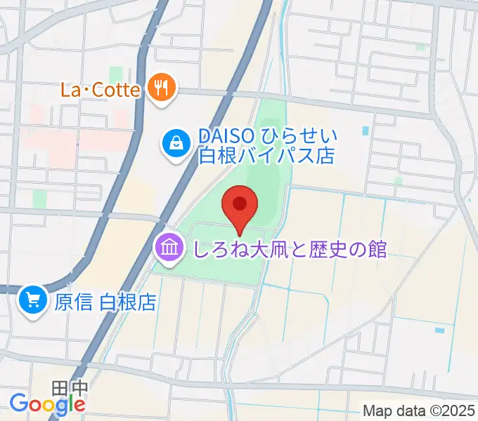 白根カルチャーセンターの地図