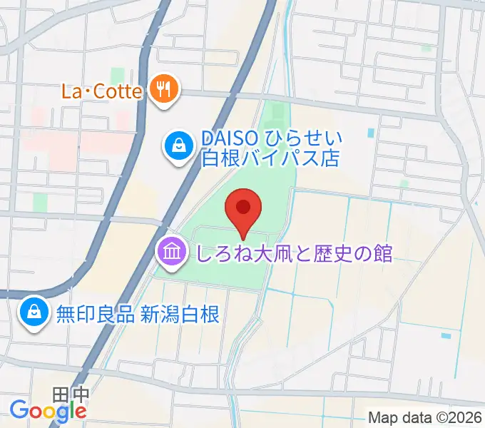 白根カルチャーセンターの地図