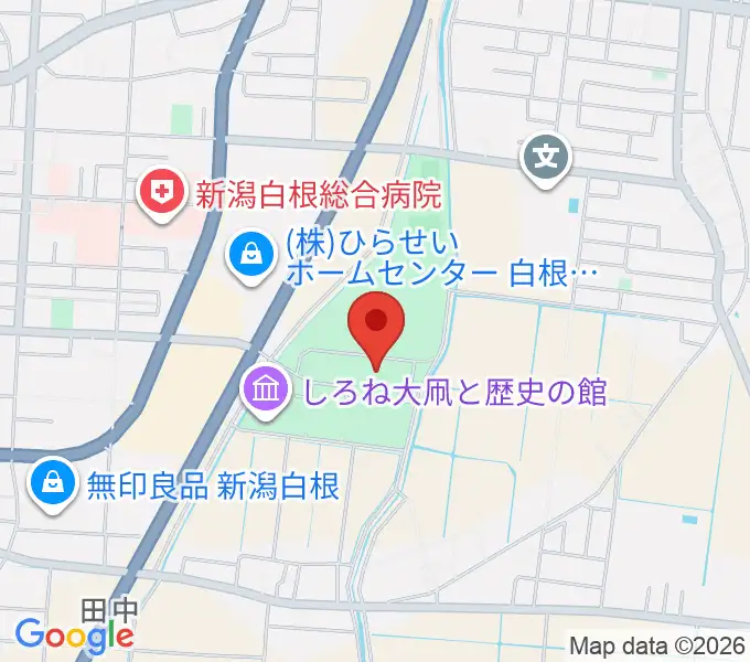 白根カルチャーセンターの地図