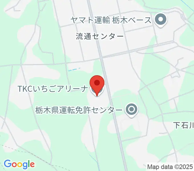 TKCいちごアリーナの地図