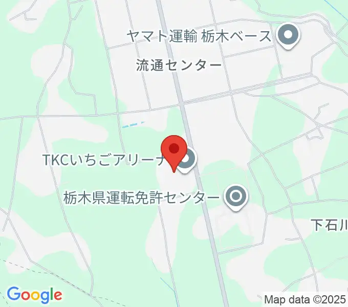 TKCいちごアリーナの地図