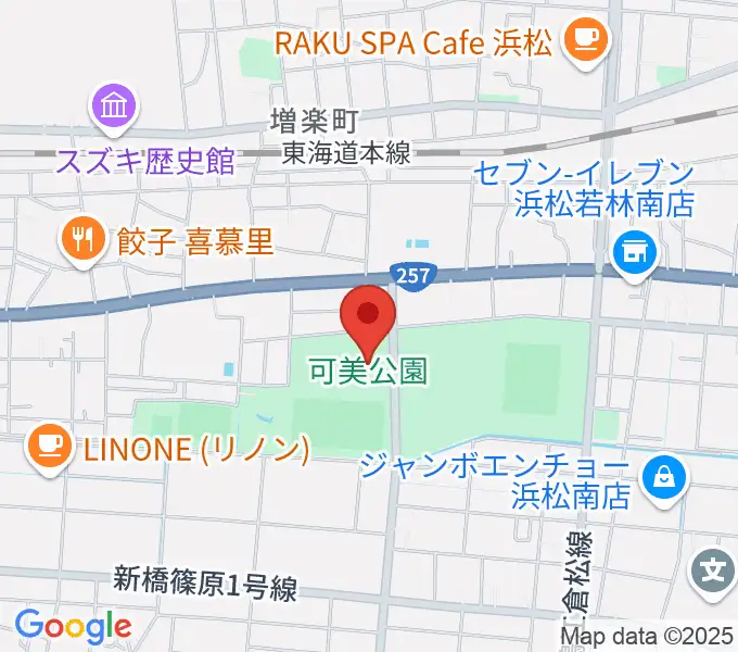 可美公園総合センターの地図