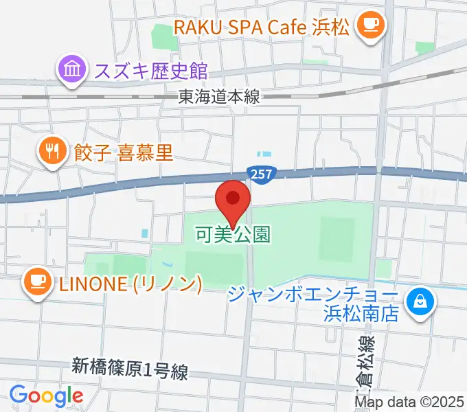 可美公園総合センターの地図