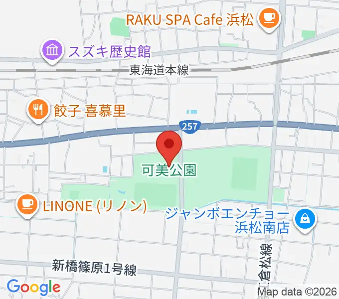 可美公園総合センターの地図