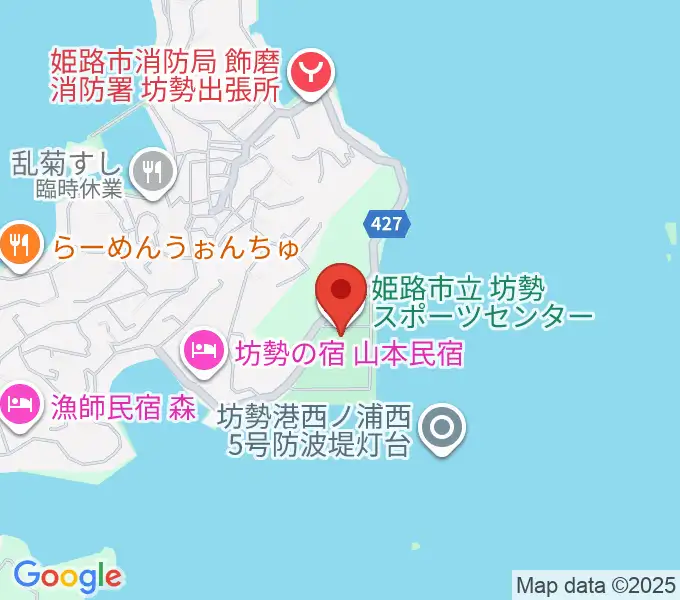 坊勢スポーツセンターの地図