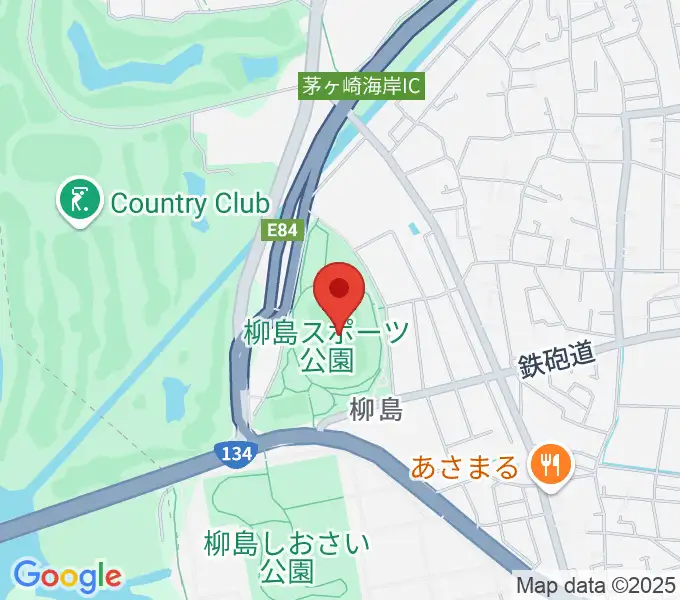 柳島スポーツ公園総合競技場の地図