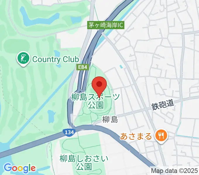 柳島スポーツ公園総合競技場の地図