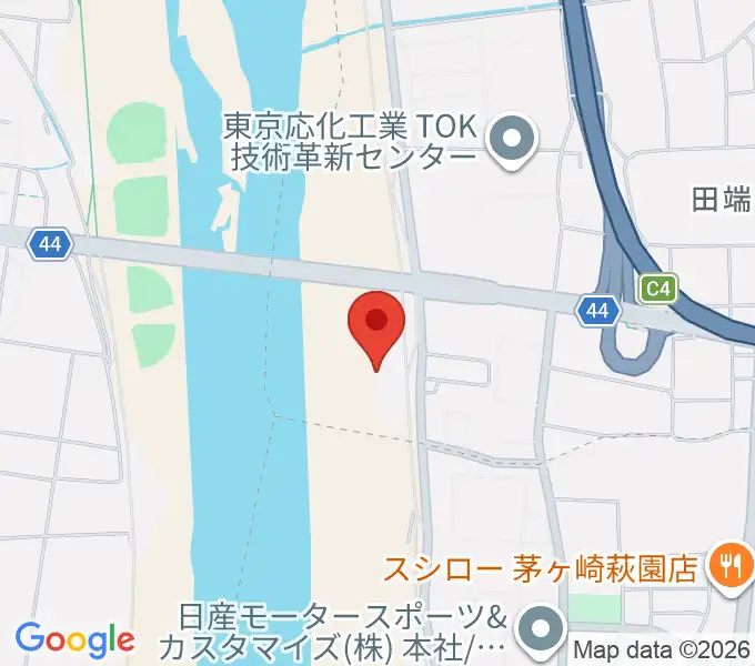 田端スポーツ公園野球場の地図