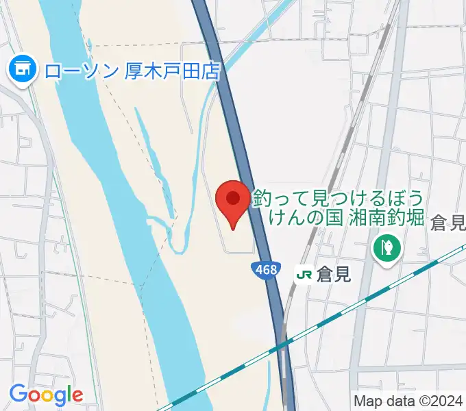 倉見スポーツ公園野球場の地図