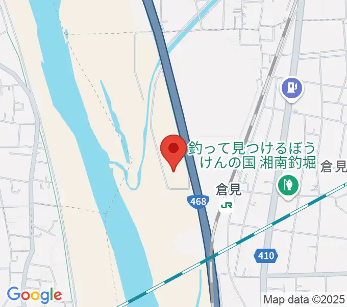 倉見スポーツ公園野球場の地図