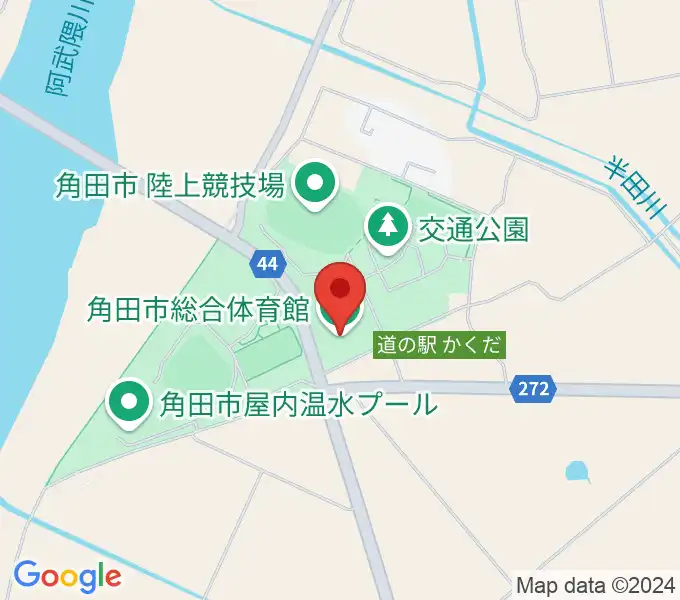 NIKKOアリーナかくだの地図