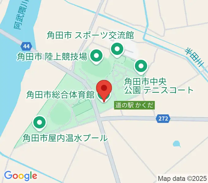 NIKKOアリーナかくだの地図