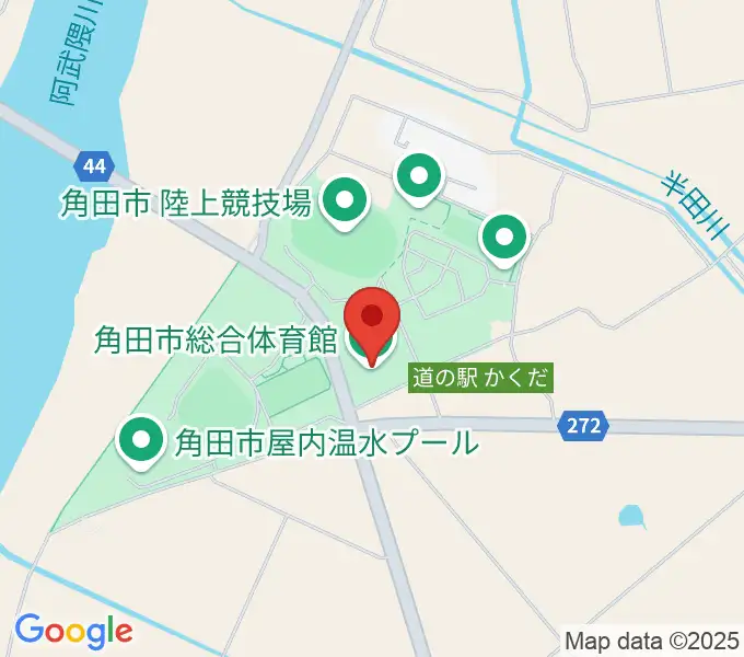 NIKKOアリーナかくだの地図