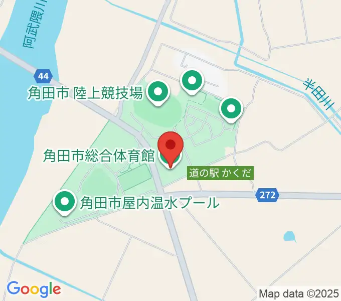 NIKKOアリーナかくだの地図