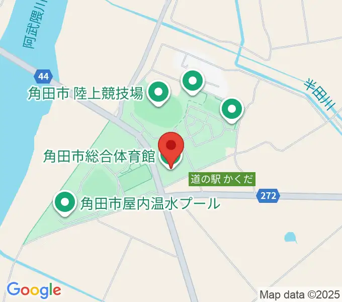 NIKKOアリーナかくだの地図