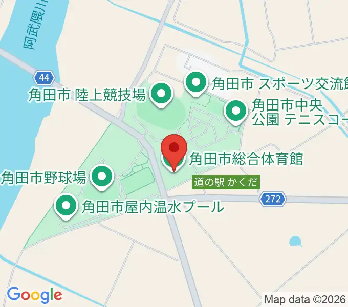 NIKKOアリーナかくだの地図