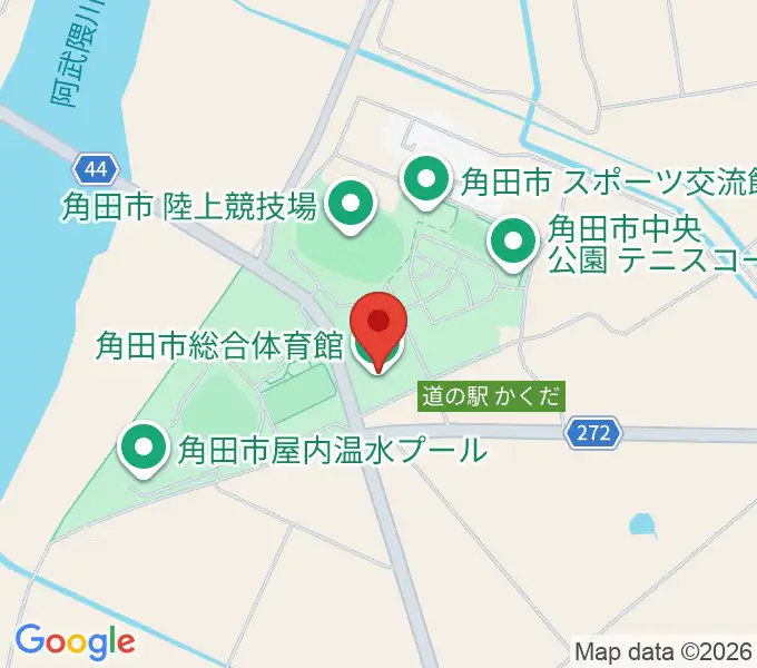 NIKKOアリーナかくだの地図