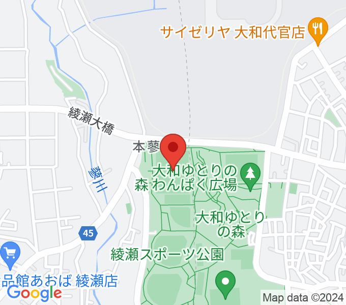 綾瀬スポーツ公園多目的広場の場所