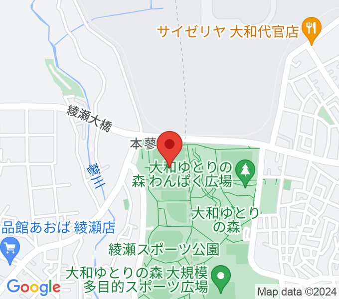 綾瀬スポーツ公園多目的広場の場所