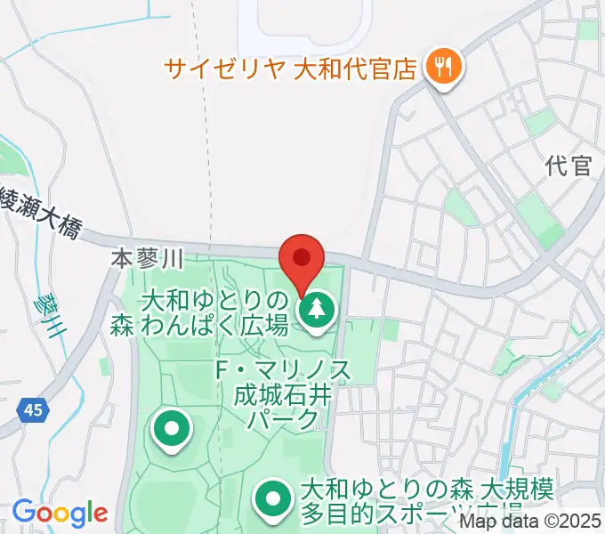 F・マリノス 成城石井パーク芝生グラウンドの地図