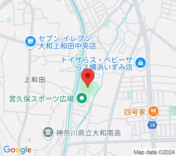 宮久保野球場の地図