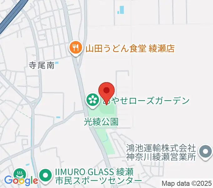 あやせノーブルスタジアムの地図