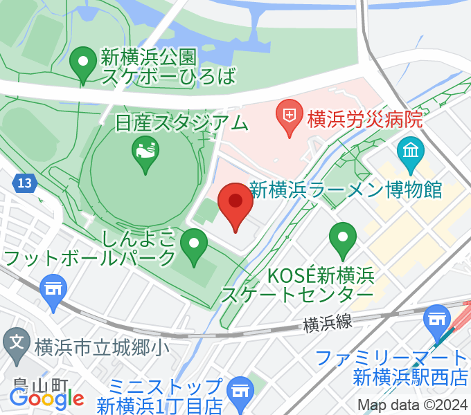横浜ラポールの場所