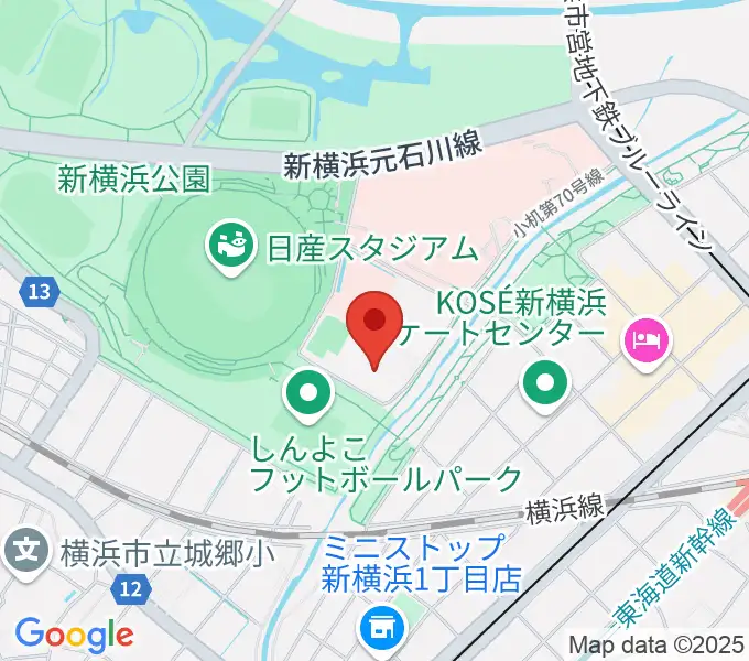 横浜ラポールの地図