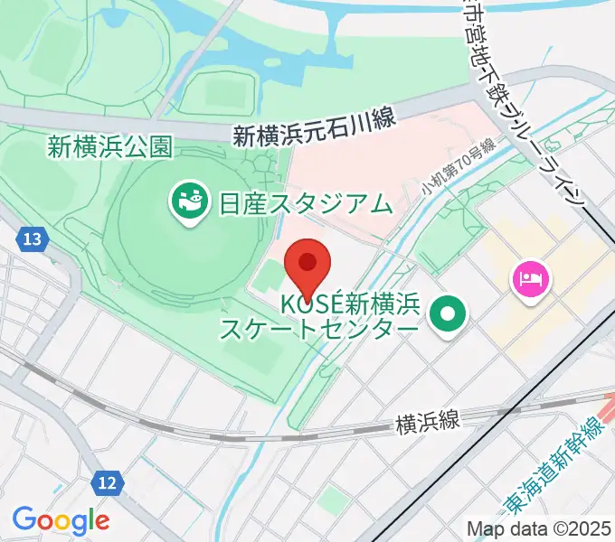 横浜ラポールの地図