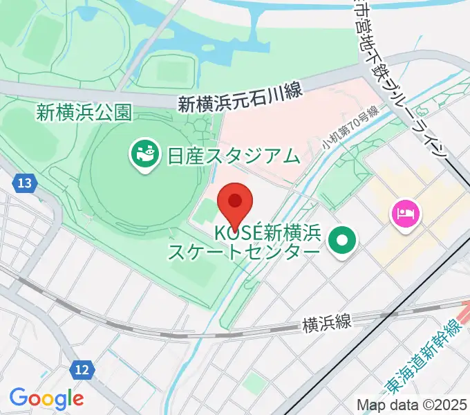 横浜ラポールの地図