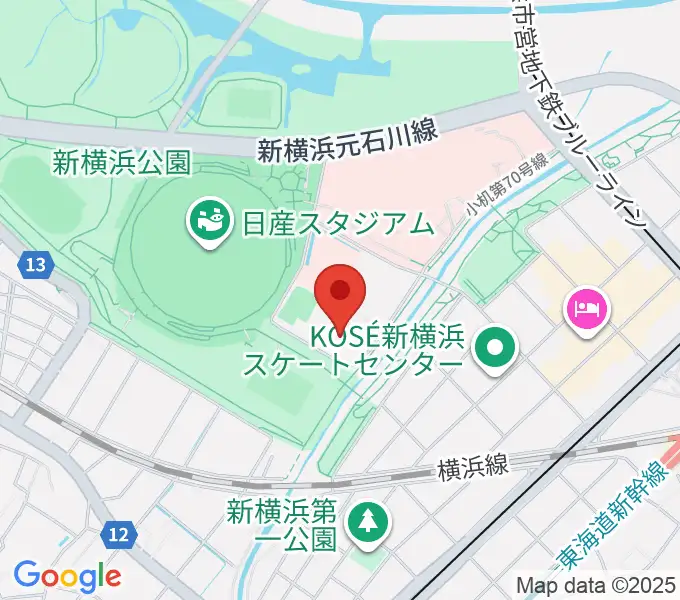 横浜ラポールの地図