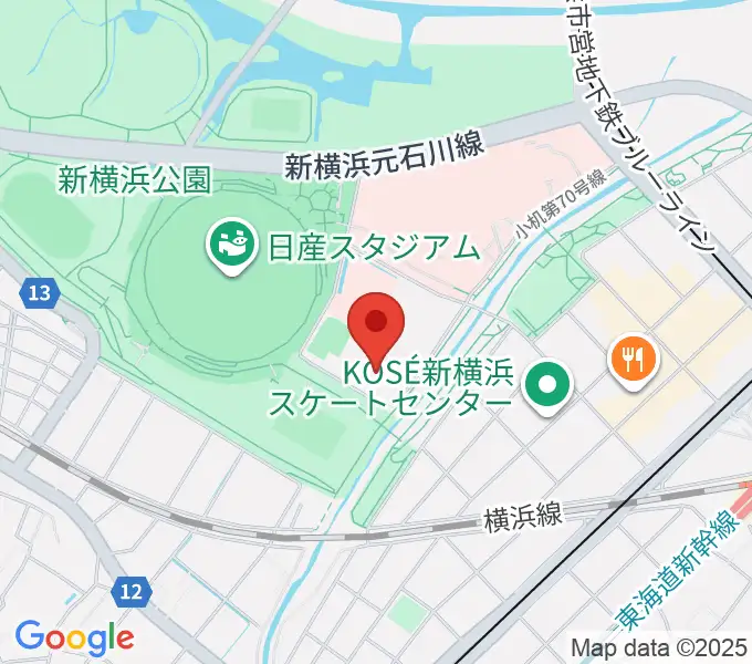 横浜ラポールの地図