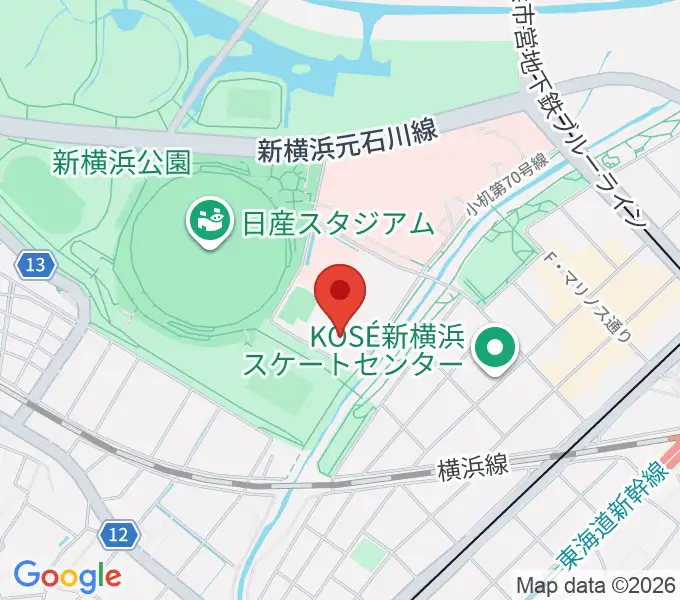 横浜ラポールの地図