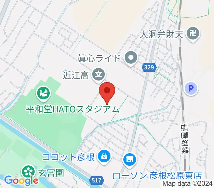 平和堂げんきっこフィールドの地図