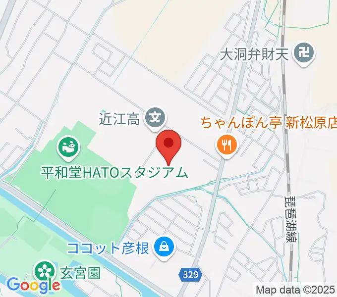 平和堂げんきっこフィールドの地図