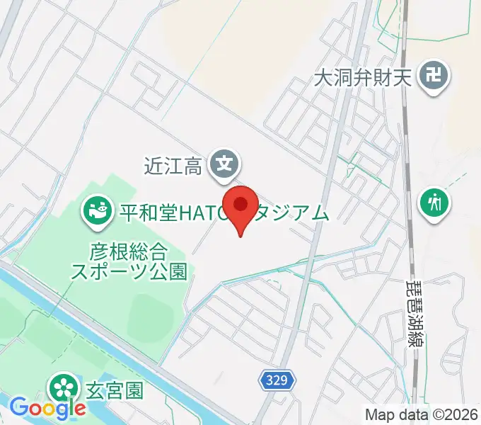 平和堂げんきっこフィールドの地図