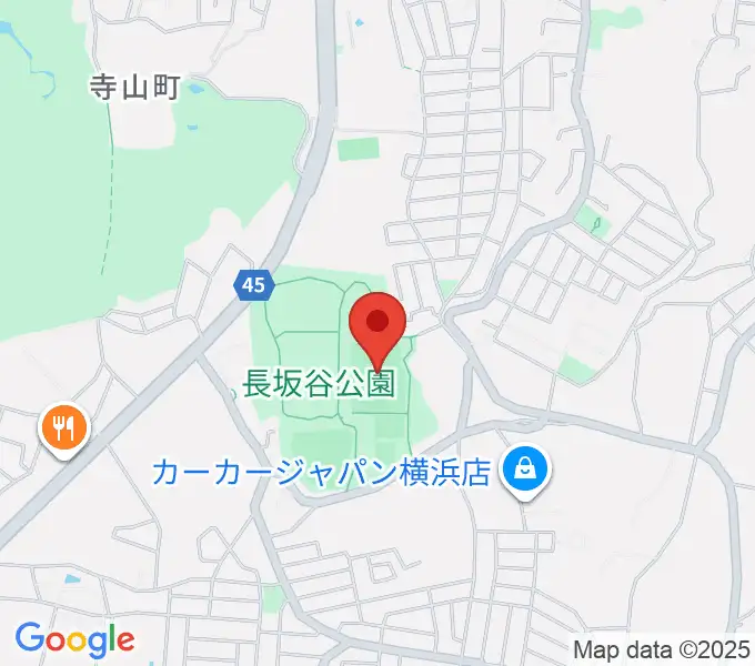 長坂谷公園多目的広場 の地図