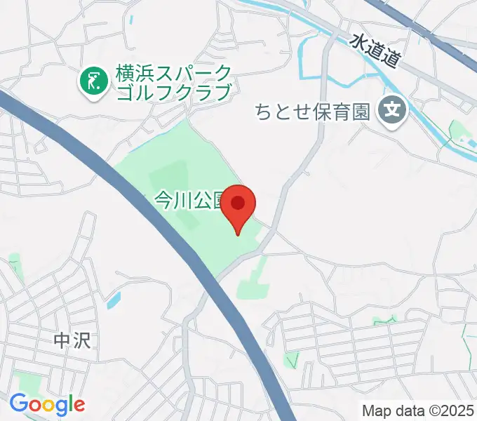 今川公園多目的運動広場の地図