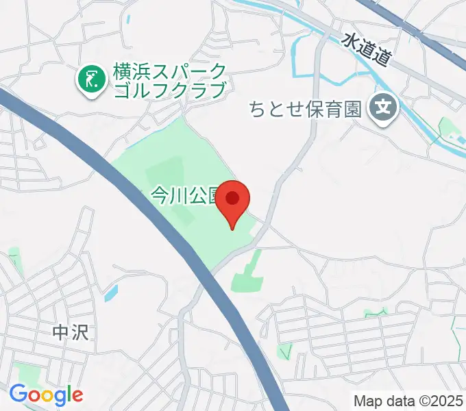 今川公園多目的運動広場の地図