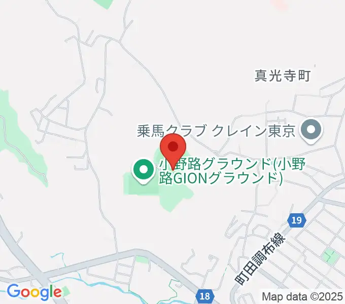 小野路GIONベースボールパークの地図
