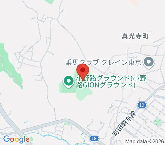 小野路GIONベースボールパークの地図