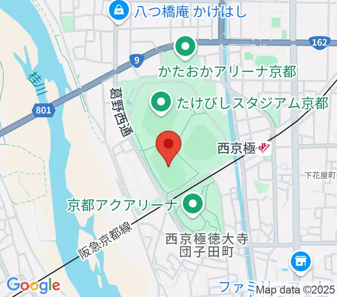 東寺ハウジングフィールド西京極の地図