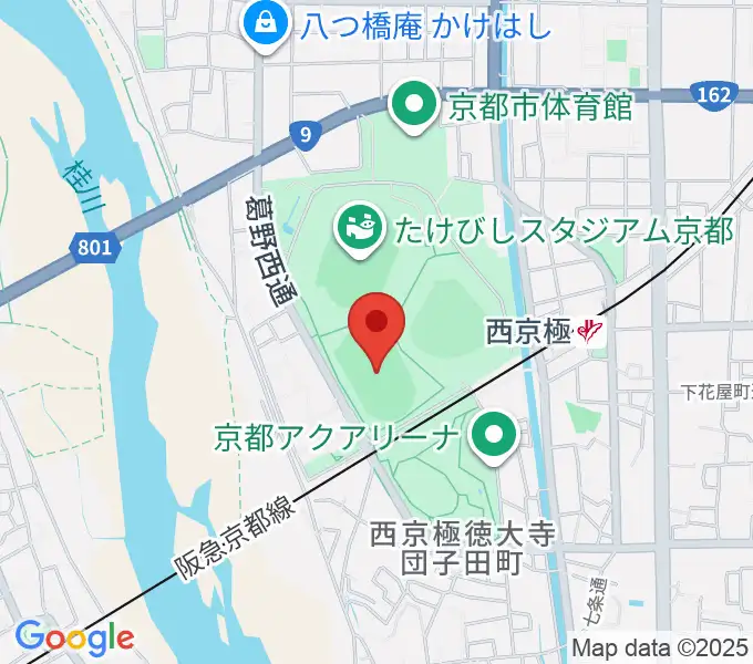 東寺ハウジングフィールド西京極の地図