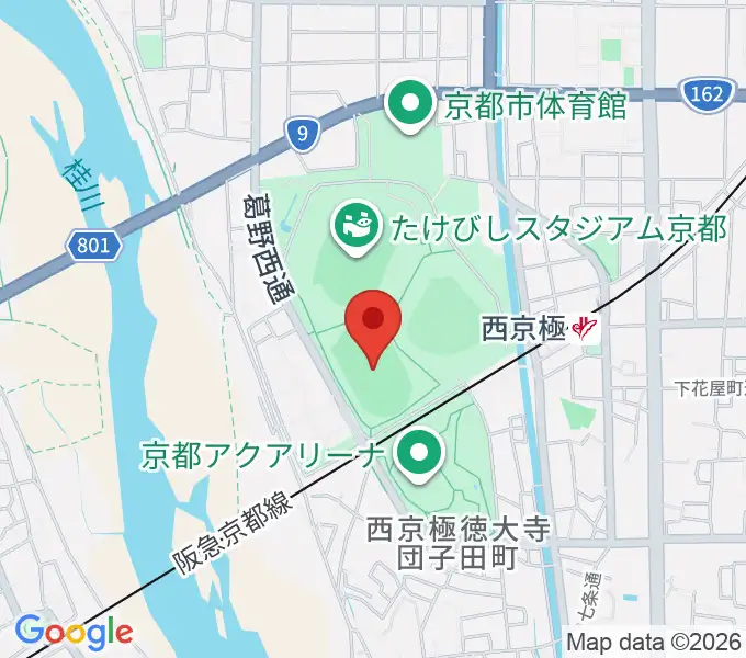 東寺ハウジングフィールド西京極の地図