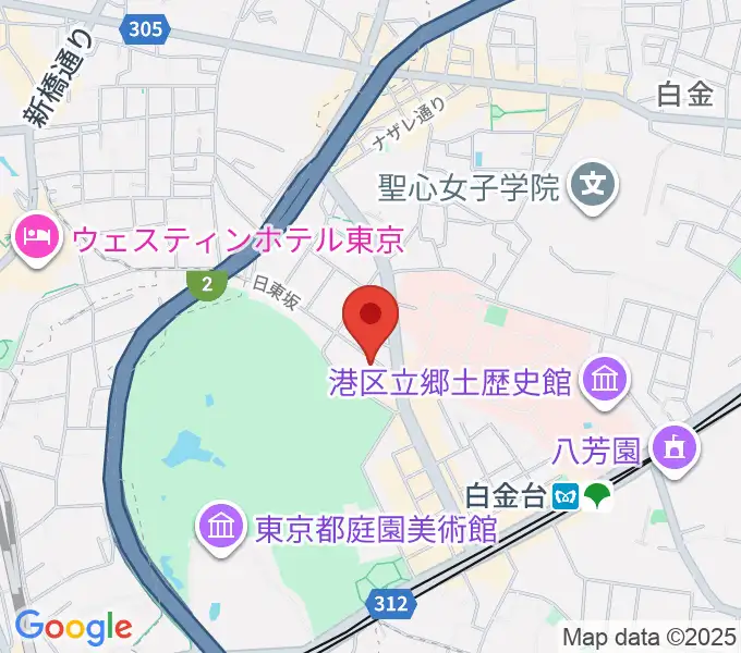 松岡美術館の地図