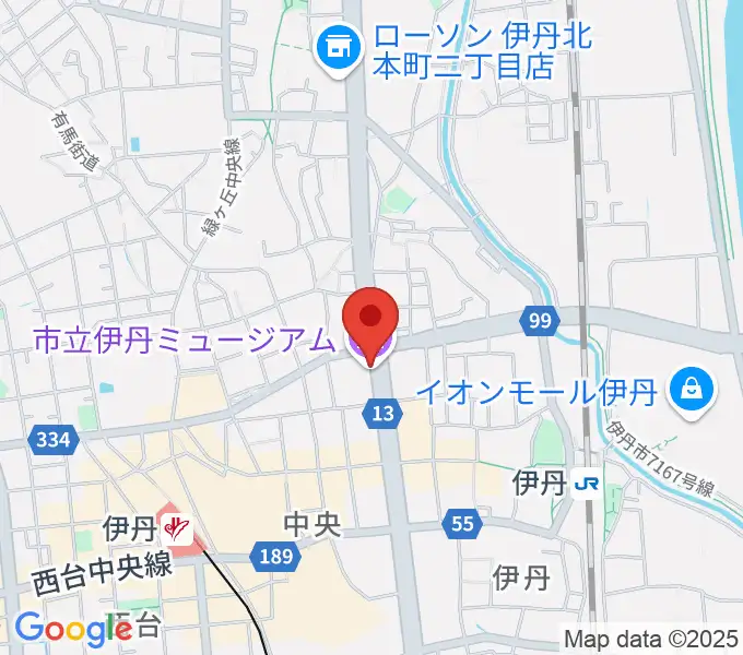 市立伊丹ミュージアムの地図